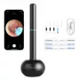 Limpador de ouvidos Bebird M9 S preto com câmara 1080P, sem fios