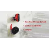 Auscultadores V.Silencer Ture Wireless Earbuds preto/vermelho