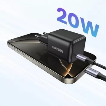 Carregador de parede UGREEN X512 20W GAN 1X USB-C - preto
