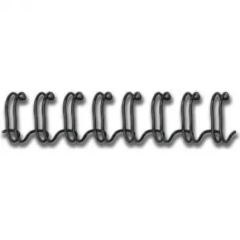 Fellowes – Arame de encadernação – 12 mm – 297 mm – 34 anéis – A4 (210 x 297 mm) – 100 folhas – preto – 100 unid. (53273)