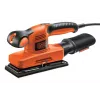 Black & Decker KA320EKA-QS lixadeira orbital de 240 W, laranja