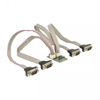 Adaptador série Mini PCIe DeLOCK 95244 - 4 x RS-232
