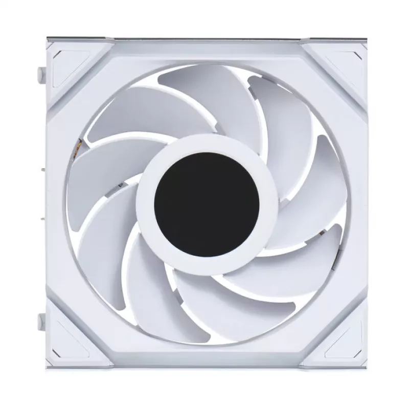 Lian Li UNI FAN SL Wireless LCD 120 Reverse Blade ventoinha para caixa, ARGB, PWM, 120 mm, branca