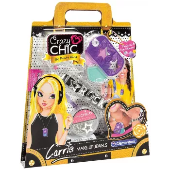 Acessório para bonecas Clementoni Crazy Chic Carrie 15200 — conjunto de design de moda para bonecas