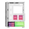 Caixa de PC Montech X3 GLASS Midi-Tower branca