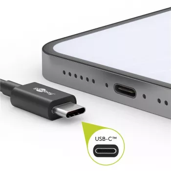 Cabo USB Goobay 51243 2 m USB 2.0 USB C preto (51243)