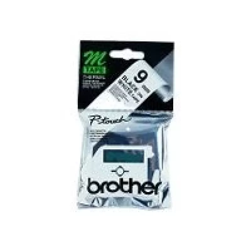 Brother M-K221SBZ fita para etiquetas, 9 mm x 4 m, preto sobre branco