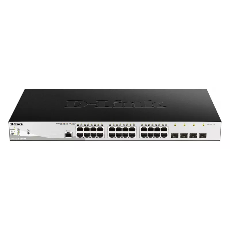 D-Link DGS-1210-28P/ME/E switch de rede gerido L2/L3 Gigabit Ethernet (10/100/1000) Power over Ethernet (PoE) 1U