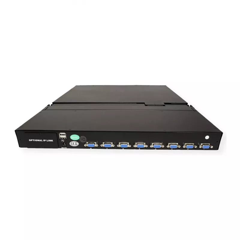VALUE 26.99.0190 Consola KVM de 19 polegadas, 8 portas, USB, disposição do Reino Unido