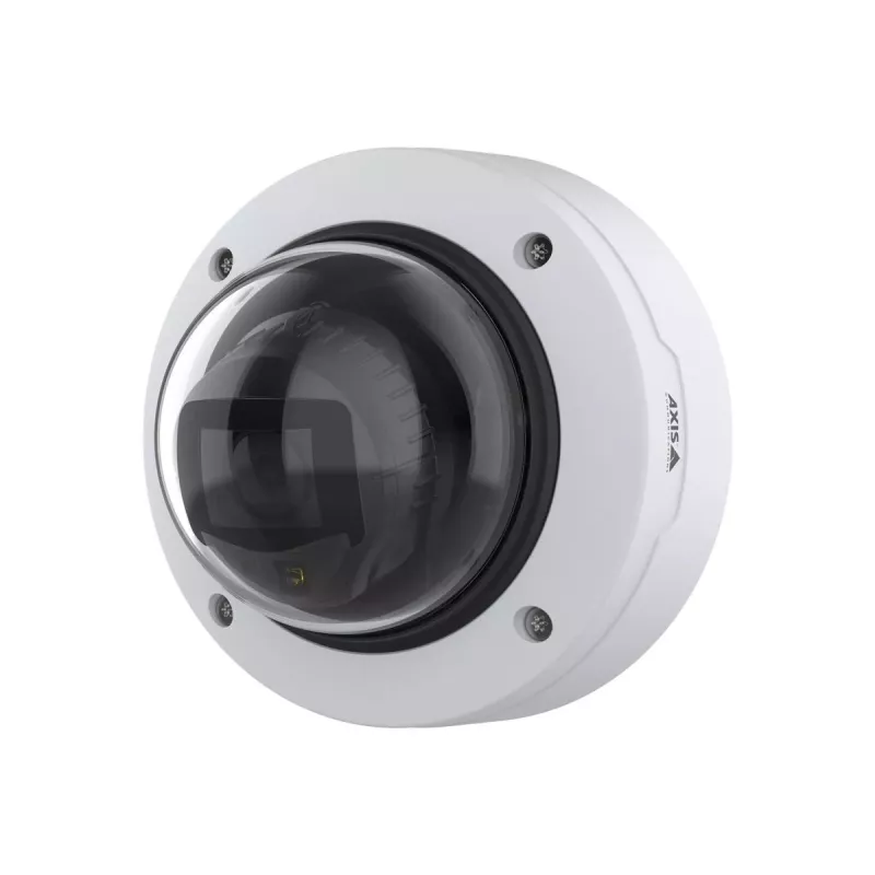 Câmara dome IP Axis P3277-LV, 5 MP, ângulo de visão horizontal de 104°, CMOS, IV até 40 m, para interior e exterior, montagem em teto/parede, antivandalismo, dia/noite