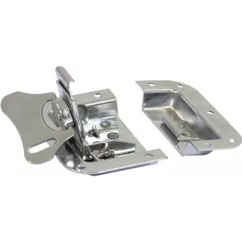 Fecho borboleta Roadinger modelo pequeno 30000600, acabamento prateado