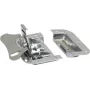 Fecho borboleta Roadinger modelo pequeno 30000600, acabamento prateado
