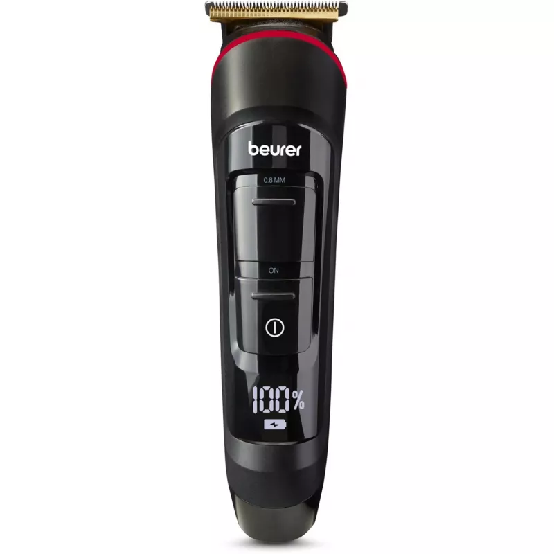 Máquina de cortar cabelo Beurer MN9X preto recarregável com comprimento de corte regulável