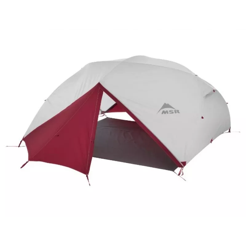 Tenda de grupo MSR Elixir 4 4 pessoas cinzento, vermelho