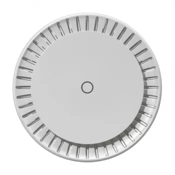 Access point MikroTik cAP ax para teto Wi‑Fi 6 dual‑band 2.4 GHz/5 GHz, 1774 Mbps, 2x RJ45, IP20, RouterOS