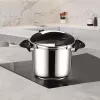 Panela de pressão Maestro MR-2901, 6 L, 22 cm, prateada, 80 kPa