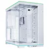 Bundle de caixa de PC Lian Li O11 Dynamic EVO RGB HydroShift II LCD-S 360TL AiO + 3x ventoinhas UNI FAN SL-INF 120 Reverse Blade - branco