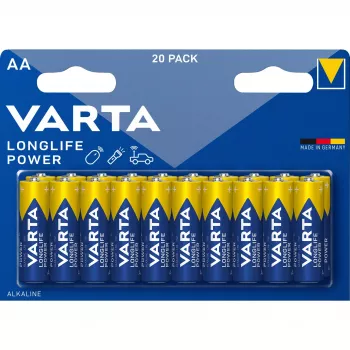 Pilha Varta High Energy AA pack de 20