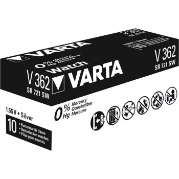 Pilha descartável Varta V362