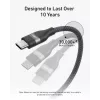 Cabo USB-C para USB-C Anker A82E2 — USB 2.0, 1,8 m, preto