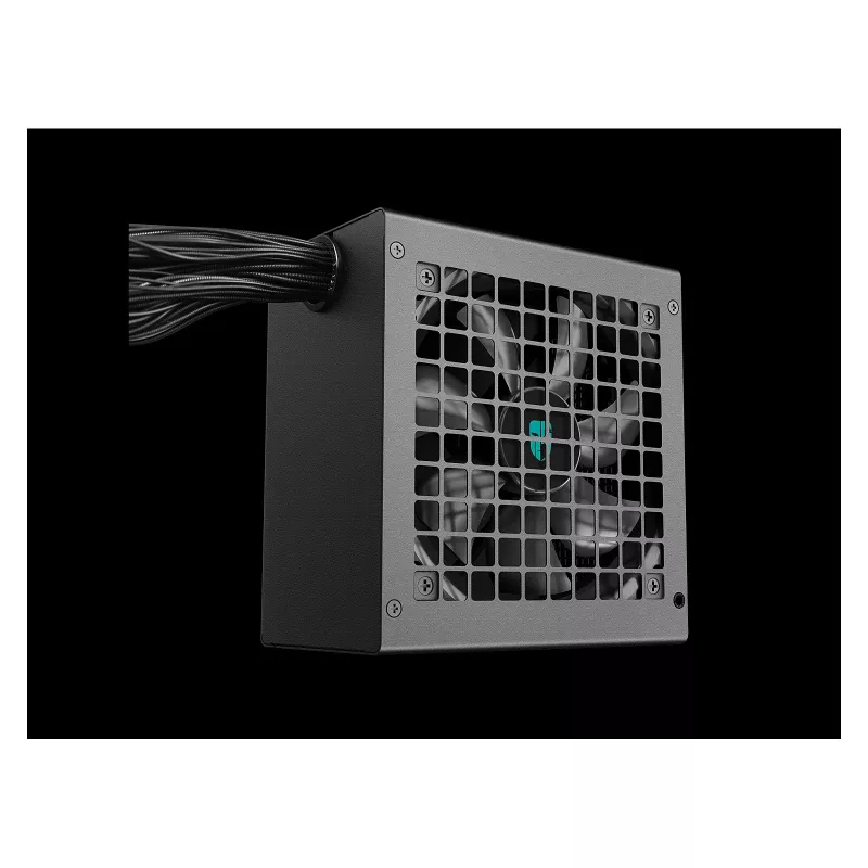 DeepCool PF500X fonte de alimentação ATX de 500 W, 80 PLUS Bronze, ventoinha de 120 mm, ATX de 20+4 pinos, preta