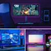 Tira LED Vention PAAWJ RGB 5 m USB 5V com comando IR, montagem com fita adesiva dupla face