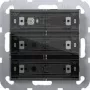 Gira Sensor tátil 4 Comfort 3 funções KNX, Modelo 504300