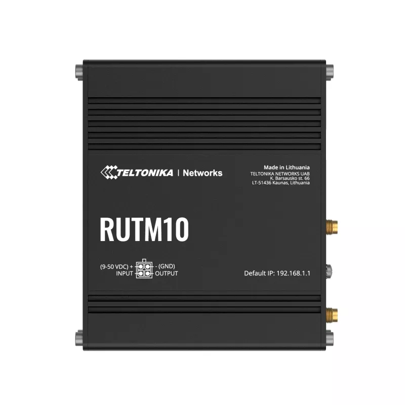 Router Teltonika RUTM10 Wireless Gigabit Ethernet Dual-Band (2,4 GHz / 5 GHz) preto