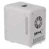 Mini-frigorífico Adler AD 8084G — compacto cinzento 12V/230V, capacidade 4 L, portátil, porta com dobradiça à direita