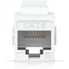 UBIQUITI CAT6 KEYSTONE COUPLER, PACK DE 12. ACOPLADOR KEYSTONE CAT6 PASSANTE PARA LIGAR SEM PROBLEMAS CABOS ETHERNET PRÉ-TERMINADOS