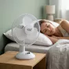 Adler | AD 7302 | Ventilador de mesa | branco | diâmetro 23 cm | número de velocidades 2 | oscilação | 60 W | Não