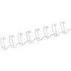 Fellowes - arame para encadernação - 6 mm - 297 mm - 34 anéis - A4 (210 x 297 mm) - 35 folhas - branco - 100 unid. (53215)