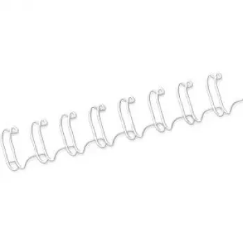 Fellowes - arame para encadernação - 6 mm - 297 mm - 34 anéis - A4 (210 x 297 mm) - 35 folhas - branco - 100 unid. (53215)
