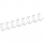 Fellowes - arame para encadernação - 6 mm - 297 mm - 34 anéis - A4 (210 x 297 mm) - 35 folhas - branco - 100 unid. (53215)