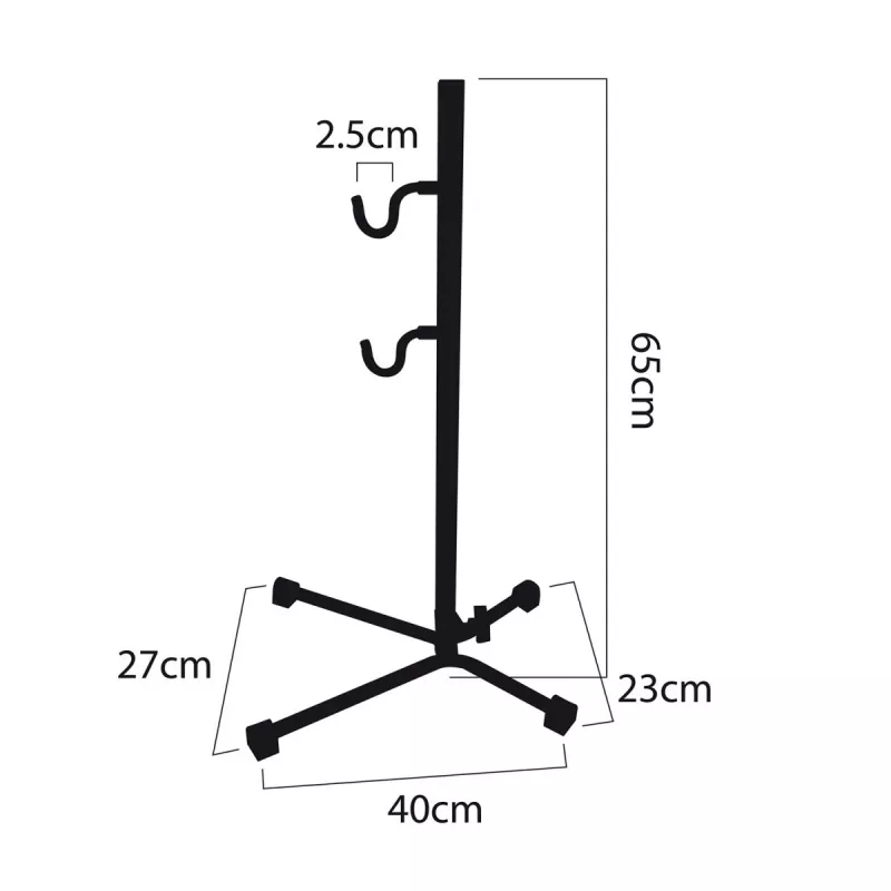 Suporte de montagem para oficina de bicicletas MACLEAN MC-434, suporte de serviço dobrável, capacidade de carga 20 kg, preto