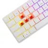 Teclado mecânico White Shark Nagamaki GK-006211 — layout compacto, interruptores mecânicos Red, caixa branca
