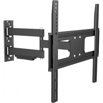 Suporte de parede para TV S/CONN 89745-1 preto 55 polegadas 50 kg de capacidade