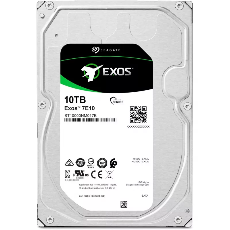 Disco rígido interno Seagate Enterprise ST10000NM017B 10 TB 7200 RPM 256 MB 3,5