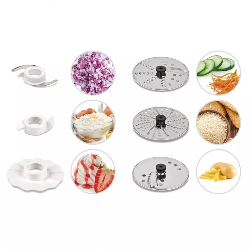 Robot de cozinha G3 Ferrari G20099 1000 W 3 l transparente, branco