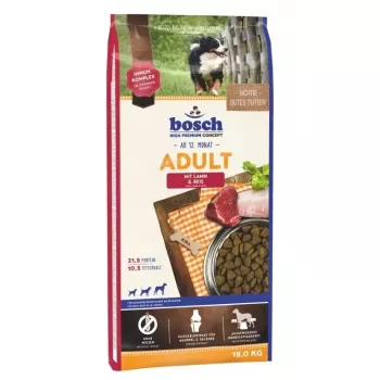 Bosch Adult com cordeiro e arroz ração para cães, 15 kg