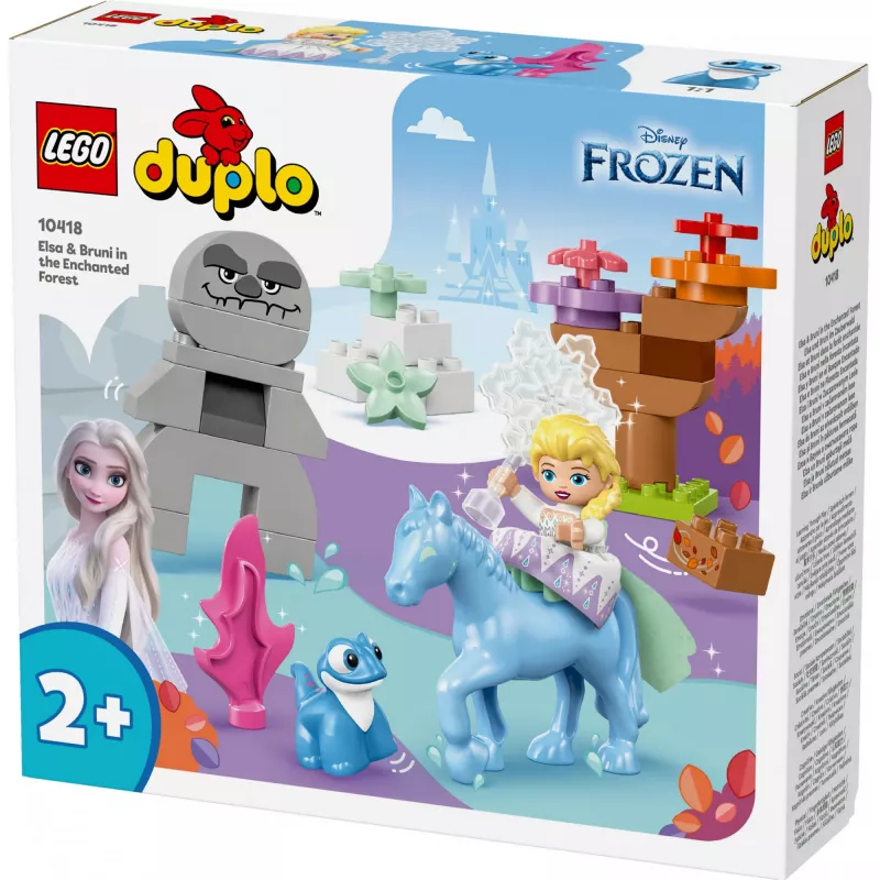 Conjunto de brincar LEGO DUPLO 10418 — Disney Elsa e Bruni na floresta encantada, 31 peças, 2+ anos