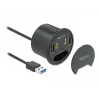 Hub USB para secretária DeLOCK 3 portas 62794