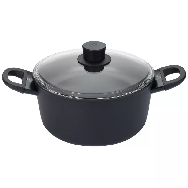 Panela BALLARINI 75002-920-0 redonda preta alumínio 20 cm