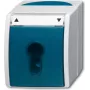 Busch-Jaeger 2712 SLW-53. Número de polos: 2P, cor do produto: cinzento, branco. Tensão de entrada CA: 250 V. Largura: 74 mm, profundidade: 55 mm, altura: 83 mm (1101-0-