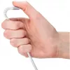 Goobay cabo USB-C (macho-macho) 2m cabo de ligação com revestimento têxtil branco cabo USB USB 2.0 USB C (70194)