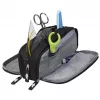WEDO Business 242 45101 estojo Schlamperbox com 3 compartimentos, poliéster, preto