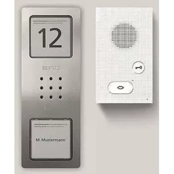 SIEDLE SET CAB 850-1 E/W Conjunto de áudio Basic aço inoxidável (210008742-00)