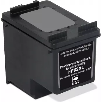 Cartucho freecolor HP 62XL preto recondicionado – recondicionado – compatível