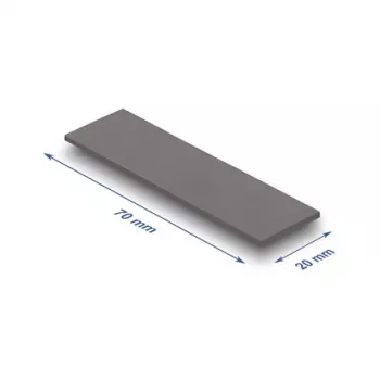 Almofada térmica DeLOCK 18474 3 W/m·K cinzento 20x70x1,75 mm
