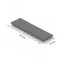Almofada térmica DeLOCK 18474 3 W/m·K cinzento 20x70x1,75 mm